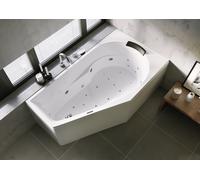 RIHO Yukon Baignoires d'angle, avec système Joy, à encastrer, 1 place, 160x90x48cm, 175 litres, blanc, B008011005, Exécution: Version droite