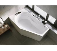 RIHO Yukon baignoires d'angle, variante Plug&Play, 1 place, 160x90x62cm, 175 litres, blanc, B008012005, Exécution: Version droite