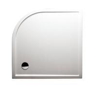 RIHO ZÃÂŒrich receveur de douche quart de cercle, blanc brillant, Ã©coulement 90mm, montage sur sol, D0010, ExÃ©cution: 1000x1000x45/25mm - D001023005