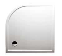 RIHO ZÃÂŒrich receveur de douche quart de cercle, blanc brillant, Ã©coulement 90mm, montage sur sol, D0010, ExÃ©cution: 1200x1200x45/25mm - D001024005