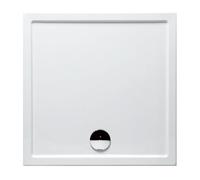 RIHO Zürich receveurs de douche rectangulaires, écoulement 90mm, montage au sol, blanc brillant, D001007005, Exécution: 900x900x45/25mm