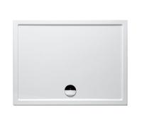 RIHO ZÃÂŒrich Receveur de douche rectangulaire, blanc brillant, Ã©coulement 90mm, montage sur sol, D0010, ExÃ©cution: 1200x900x45/25mm - D001009005