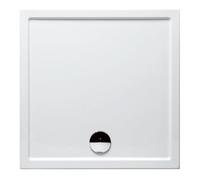 RIHO Zürich receveurs de douche rectangulaires, écoulement 90mm, montage au sol, blanc brillant, D001012005, Exécution: 1000x1000x45/30mm