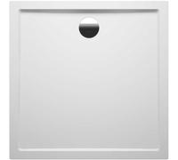 RIHO ZÃÂŒrich Receveur de douche rectangulaire, blanc brillant, Ã©coulement 90mm, montage sur sol, D0010, ExÃ©cution: 800x800x45/25mm - D001006005