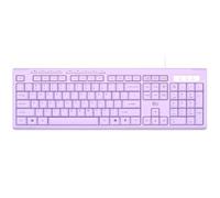 Rii Clavier filaire USB compact RK907 pour Mac et PC, Windows 10/8/7/Vista/XP Violet