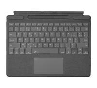 Rii Clavier Français Compatible avec Microsoft Surface Pro 8/Pro 9/Pro X, Clavier Portable Ultra-Mince sans Fil Bluetooth avec Pavé Tactile, 7 Couleurs rétroéclairées