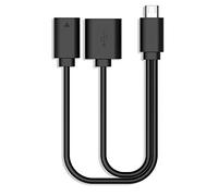 Rii F1 Micro USB Host câble adaptateur OTG pour Firestick et Fire TV 4 K, compatible avec Rii claviers