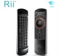 Rii Mini i25 HE/RU/US/AR/FR clavier sans fil Air Mouse télécommande avec clé Programmable pour Smart TV Android TV Box Fire TV Hebrew Keyboard