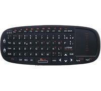 Rii Mini Wireless Keyboard i10 Clavier RF sans Fil QWERTY Anglais Noir - Claviers (Mini, sans Fil, RF sans Fil, QWERTY, Noir)