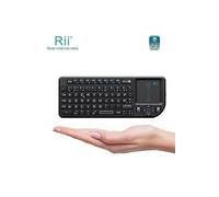 Ensemble clavier et souris Riitek RII Mini Wireless Keyboard X1 - Clavier compact sans fil pour Windows - Mac OS X - Linux - Android - Smart TV - PlayStation 3 et 4 - Xbox 360 et One