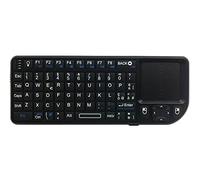 Rii Mini X2 Wireless + Bluetooth (disposition italienne) - Mini clavier rétroéclairé avec pavé tactile compatible avec Smart TV, TV Box, Tablette, Smartphone, Console, PC, Fire TV, Raspberry