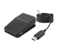 Rii Pédale USB à pédale de contrôle de jeu HID 1,9 m pour clavier, souris, PC, ordinateur portable