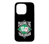 Riichi Mahjong Chasing The Yakuman Japanese Tile Gamer Coque pour iPhone 15 Pro