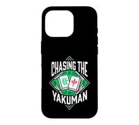 Riichi Mahjong Chasing The Yakuman Japanese Tile Gamer Coque pour iPhone 16 Pro