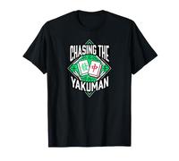 Riichi Mahjong Chasing The Yakuman Japanese Tile Gamer T-Shirt
