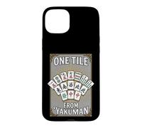 Riichi Mahjong One Tile from Yakuman Player Design Coque pour iPhone 15 Plus