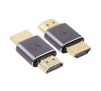 RIIEYOCA Adaptateur HDMI mâle à mâle 8K&60Hz HDMI 2.1UHD Connector 3D Extender Support 8K@60Hz / 4K@120Hz, 2 Packs