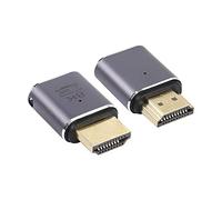 RIIEYOCA Adaptateur HDMI mâle vers Femelle 8K@60Hz Connecteur HDMI 2.1UHD Extender 3D Support 8K@60Hz / 4K@120Hz, 2 Packs