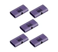 RIIEYOCA Adaptateur PD 240W USB-C Femelle à Femelle, Coupleur USB-C 80 Gbps, Prolongateur Type C avec Vidéo 16K@60Hz Aluminium (Lot de 5)