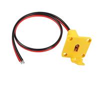 RIIEYOCA Adaptateur XT60 avec câble de panneau XT60, câble de charge XT60 mâle vers fil nu câble d'alimentation pour panneau solaire vélo électrique Fatshark Skyzone FPV Moniteur Alimentation (60 cm)