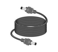 RIIEYOCA Câble d'alimentation 100W Mini DC 5521 Mâle vers Mini DC 5521 Mâle, Cordon d'alimentation 18AWG avec conception étanche pour terminaux satellitaires portables(10 FT/3 M)