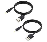 RIIEYOCA Câble d'alimentation 5 V DC, USB 2.0 mâle vers DC 2,5 mm x 0,7 mm mâle Cordon d'alimentation pour routeur, lumière LED, haut-parleur et plus encore, 2 m (lot de 2)