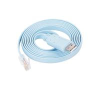RIIEYOCA Câble de Console RJ45 vers USB, Câble de Console de USB pour Commutateurs, Routeurs, Pare-feu, Serveurs avec Interface de Console RJ45, etc. (1,8m/5,9ft)