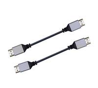 RIIEYOCA Câbles Tressés UHD 4K HDMI Mâle 0,75 m, 18 Gbps Haute Vitesse, Compatible 4K@60Hz, 1080p, 2K, HDCP 2.2, ARC, 3D - Lot de 2