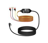 RIIEYOCA Kit de raccordement Direct USB-C pour caméra de Tableau de Bord avec écran LED - 3 Fils - Alimentation 12V-24V convertie en 5V - Câble d'alimentation Type-C - Supporte Le Mode ACC (3,5 m)