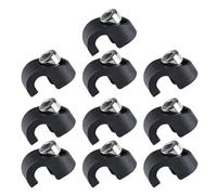 Riiichflowshop 10 pièces Pinces de boîtier de câble de Frein de Fourche câble de Fourche Avant Boucles Fixes Collier de Serrage de câble pièces de vélo en Plastique