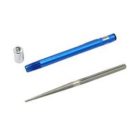 Riiichflowshop 2 en 1 Taille-Crayon en Forme de Stylo Taille-Crayon de Poche Tige d'affûtage pour Crochet