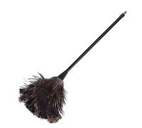 Riiichflowshop Brosse de Nettoyage pour Plumeau d'autruche avec dépoussiérage d'ordinateur à Long Manche
