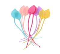 Riiichflowshop Lot de 10 Attaches en Silicone en Forme de Feuille pour Sacs Alimentaires