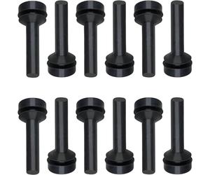 Riiichflowshop Lot de 12 Patins de Rechange en Caoutchouc pour Pieds de cuisinière Pieds antirouille en Caoutchouc adaptés à la cuisinière WB02X24790