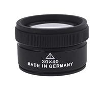 Riiichflowshop Loupe de Lecture de Poche Optique Loupes Loupe Microscope Lentille en Verre pour Cartes de bijoutier 30X 40MM