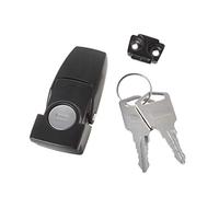 Riiichflowshop Moraillon en métal Enduit Noir pour Serrure à Bascule de sécurité DK604 avec Deux Ke