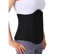 Riiichflowshop Planche Abdominale 360 en Mousse pour Post-liposuccion Ceinture Abdominale pour la récupération de la Taille Noir