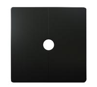 Riiichflowshop Plaque d'rosace carrée fendue, bride fendue murale pour tuyau de 0,47"/0,87"/3,26" de diamètre