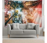riijk Grande tapisserie Forêt 200 x 150 cm Motif forêt vue ciel