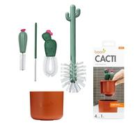 RIIMUHIR Boon Cacti Bottle Cleaning Brush Set, Terracotta