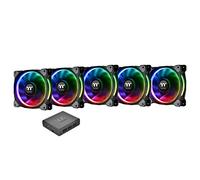 Ventilateur pour PC Thermaltake 5 pc(s) RIING PLUS 14 LED RGB (l x H x P) 140 x 140 x 25 mm