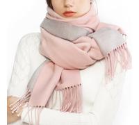 RIIQIICHY Echarpe Femme Hiver Chaud Chale Rose Grosse Echarpes Femme Grande Pashmina Cadeau Femme Anniversaire Noel