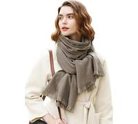 RIIQIICHY Echarpe Femme Hiver Gris Pashmina Chale Etole Mariage Foulards Echarpes Chaud Grosse Grande