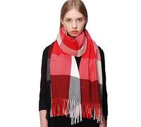 RIIQIICHY Plaid Cachemire Écharpe Pashmina Châle Etole Pour Femmes Hiver Chaud Longues Grandes Écharpes