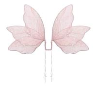 Riismen Ailes De Fée Papillon Éthérées Avec Bordure Led Lumineuses Et Bretelles Autonœud Pour Bals Masqués De Soirée Et Événements De Fête Enfants roses Taille unique