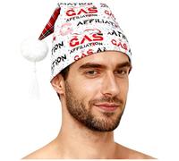 Riismen Bonnet De Nuit En Tartan Respirant Pour Hommes Chapeau De Sommeil Léger Avec Ajustement Réglable Design À Bonneterie Pour Un Confort Toute Lannée Impression à lettres rouges Taille unique