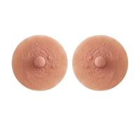 Riismen Mamelons Et Aréoles Réalistes Réutilisables Mamelons Collables Paillettes De Soutiengorge Pour Travestis Nu 2cm