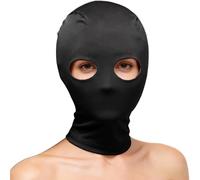 Riismen Masque Capuche Pour Le Visage Entier Professionnel En Nylon Sans Couture Pour Le Cosplay La Photographie Et Les Spectacles Théâtre Noir D Taille unique