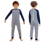 Riismen Salopette Adaptée Pour Garçons Autistes Avec Anticolure Combinaison Sensorielle Vêtement Adapté Pour Besoins Particuliers Combinaison Base Salopette Détente Bleu marine 9-10 ans