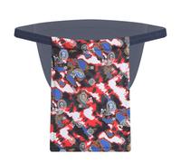 Riismen sous Vêtements Japonais De Type Fundoshi pour Hommes en Coton Imprimé Caleçon Écharpe Bas De Taille avec Poche pour Le Sexe Slips Bikini Bleu Marine Rouge M-L